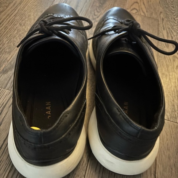 Cole Haan Black Leather Oxford Men's Shoes - Picture 3 of 7